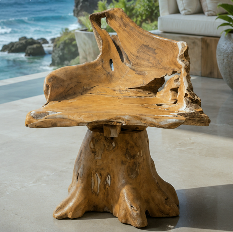 Teak Stool